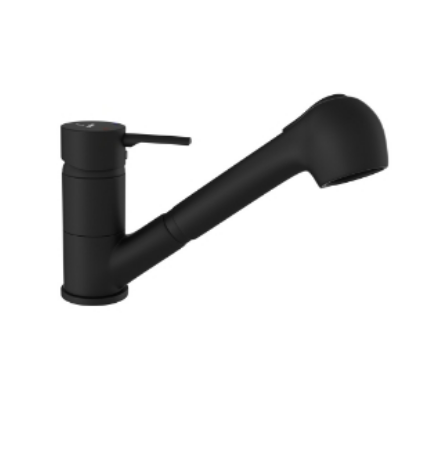 Single Lever Sink Mixer - Black Matt